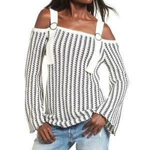 MOON RIVER BUCKLE STRAP SWEATER